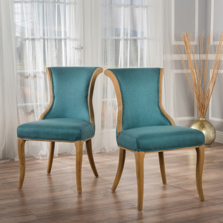 Lexia Fabric Dining Chair (Set of 2) by Christopher Knight Home