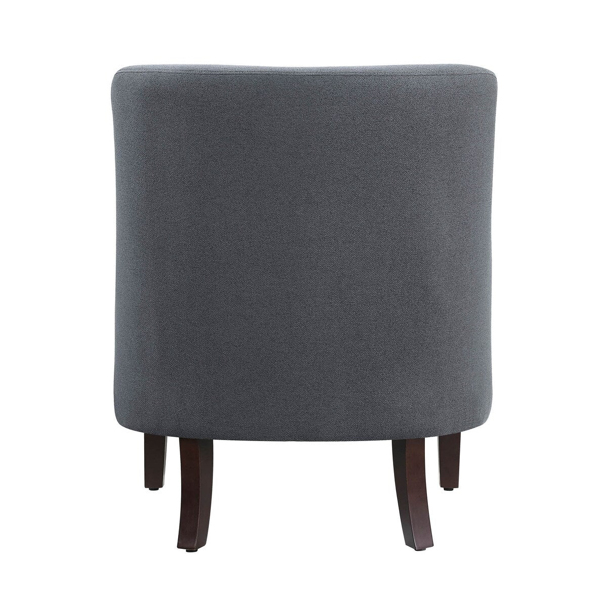 Lexicon Solid Wood and Plywood Frame Accent Chair - Dark gray - 31"Dx28"Wx34"H