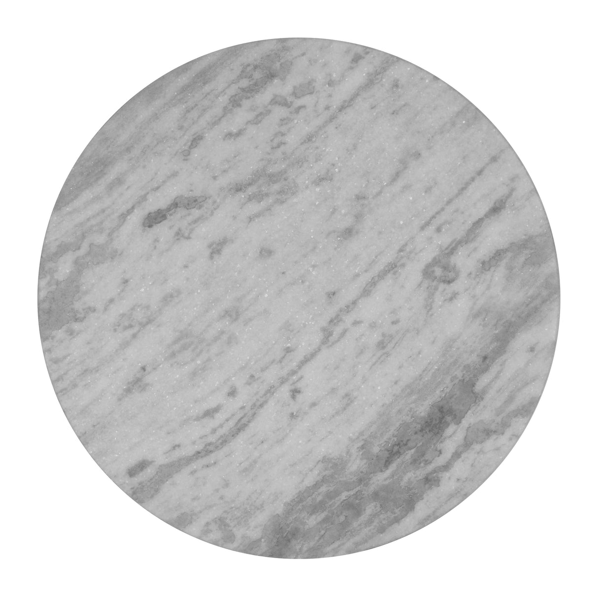 Lexie Indoor Marble and Aluminum Handcrafted Side Table by Christopher Knight Home