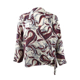 Leyden Women's Paisley Printed Wrap Top