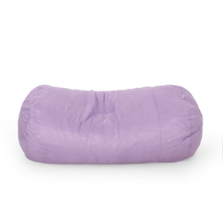 Liberty Modern 8 Foot Microfiber Pastel Bean Bag by Christopher Knight Home