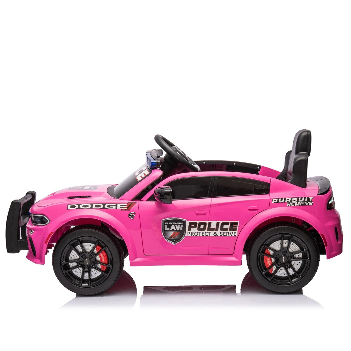 Licensed Dodge Charger,12v Kids ride on police car