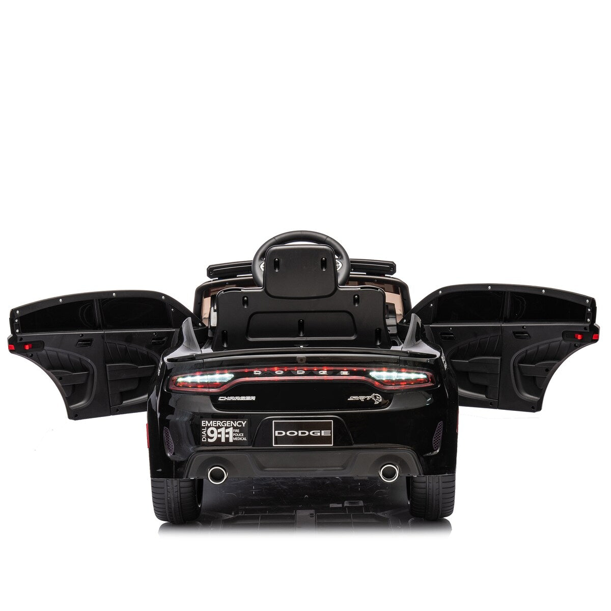 Licensed Dodge Charger,12v Kids ride on police car