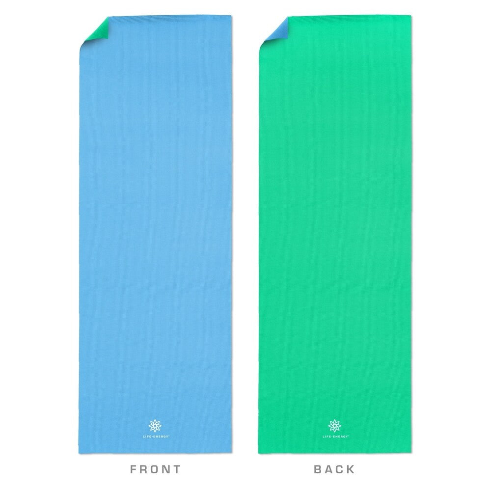 Life Energy 6mm Reversible Double Sided Yoga Mat