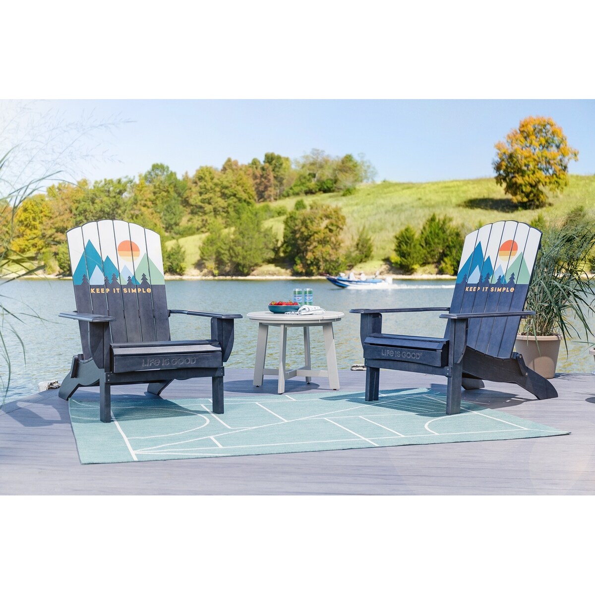 Life is Good Adirondack Oversized Chair