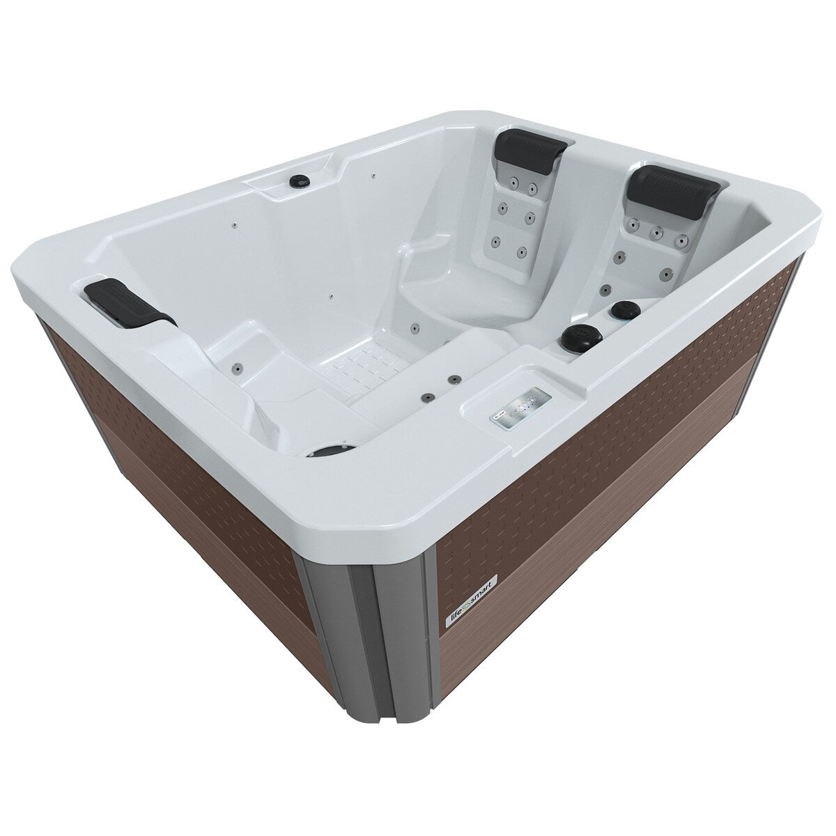 Lifesmart Willow 3-Person 32-Jet 115V Acrylic Plug and Play Spa with Lounge Seating