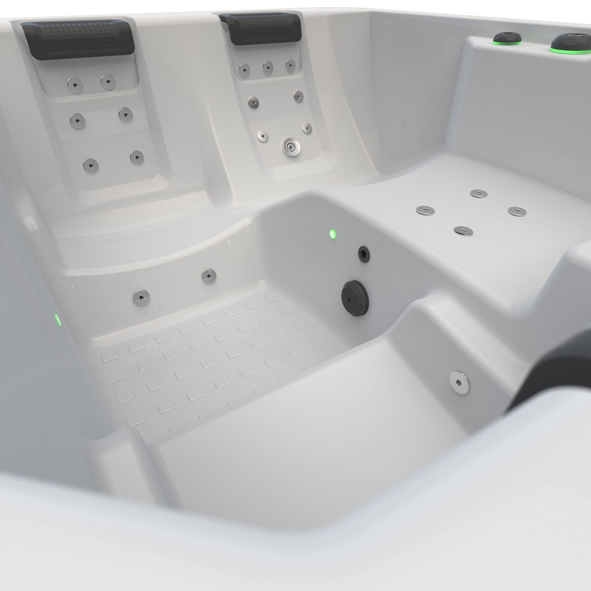Lifesmart Willow 3-Person 32-Jet 115V Acrylic Plug and Play Spa with Lounge Seating
