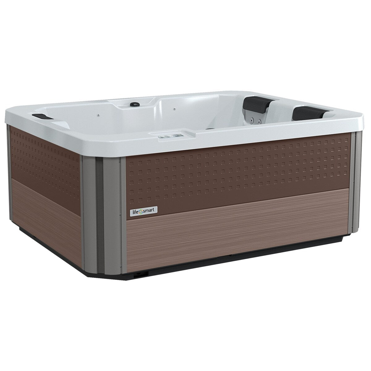 Lifesmart Willow 3-Person 32-Jet 115V Acrylic Plug and Play Spa with Lounge Seating