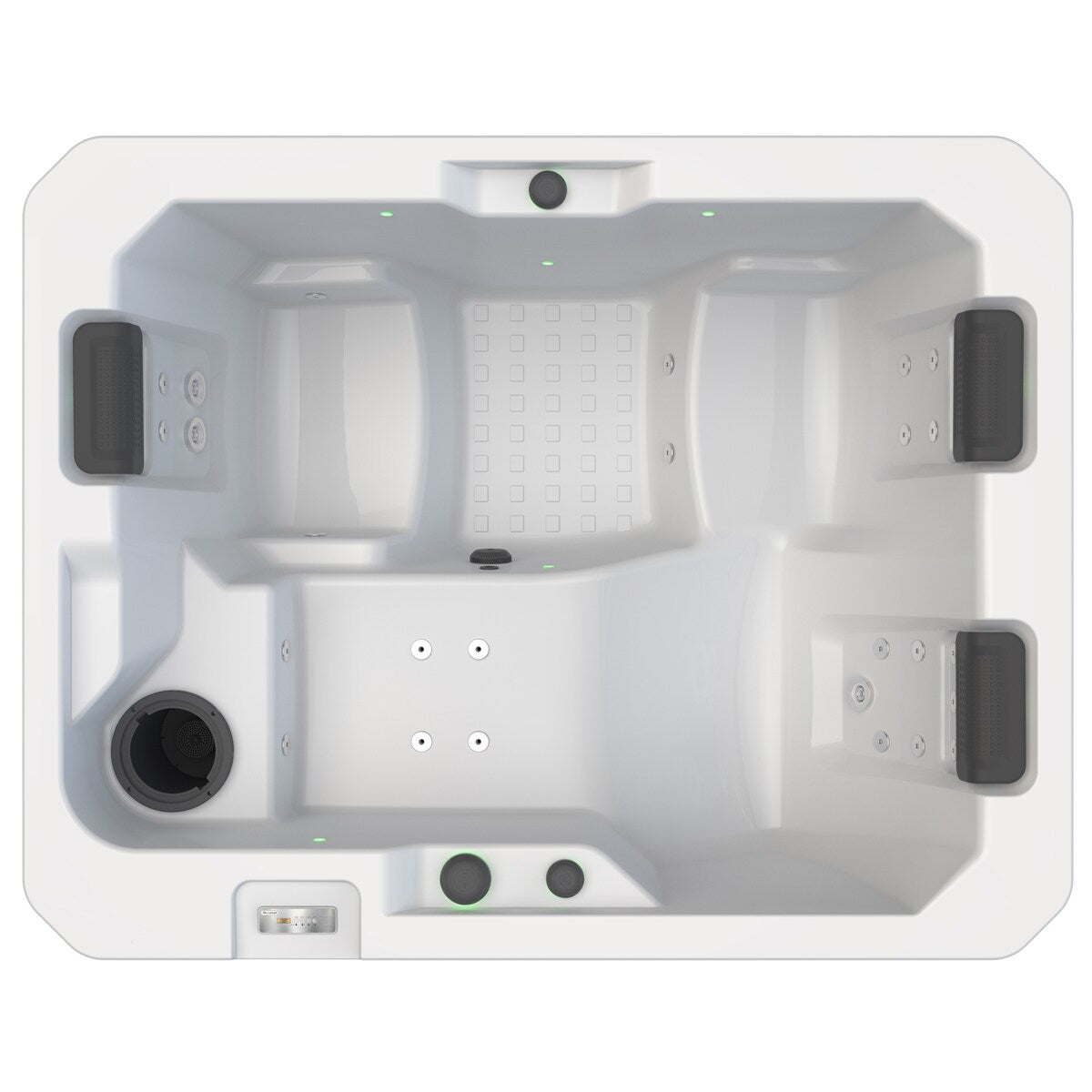 Lifesmart Willow 3-Person 32-Jet 115V Acrylic Plug and Play Spa with Lounge Seating