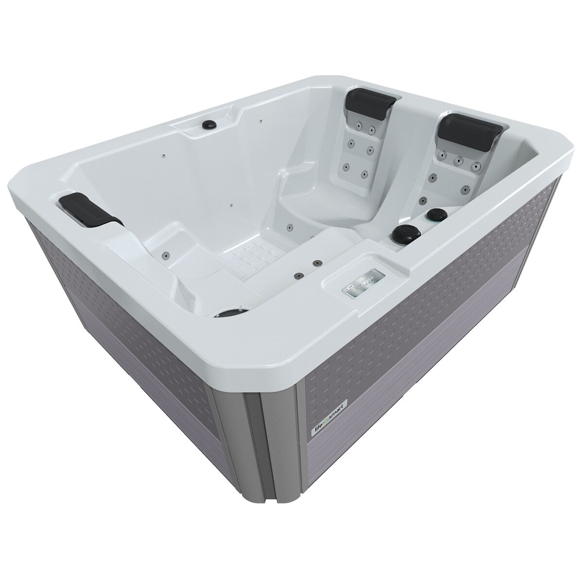 Lifesmart Willow 3-Person 32-Jet 115V Acrylic Plug and Play Spa with Lounge Seating