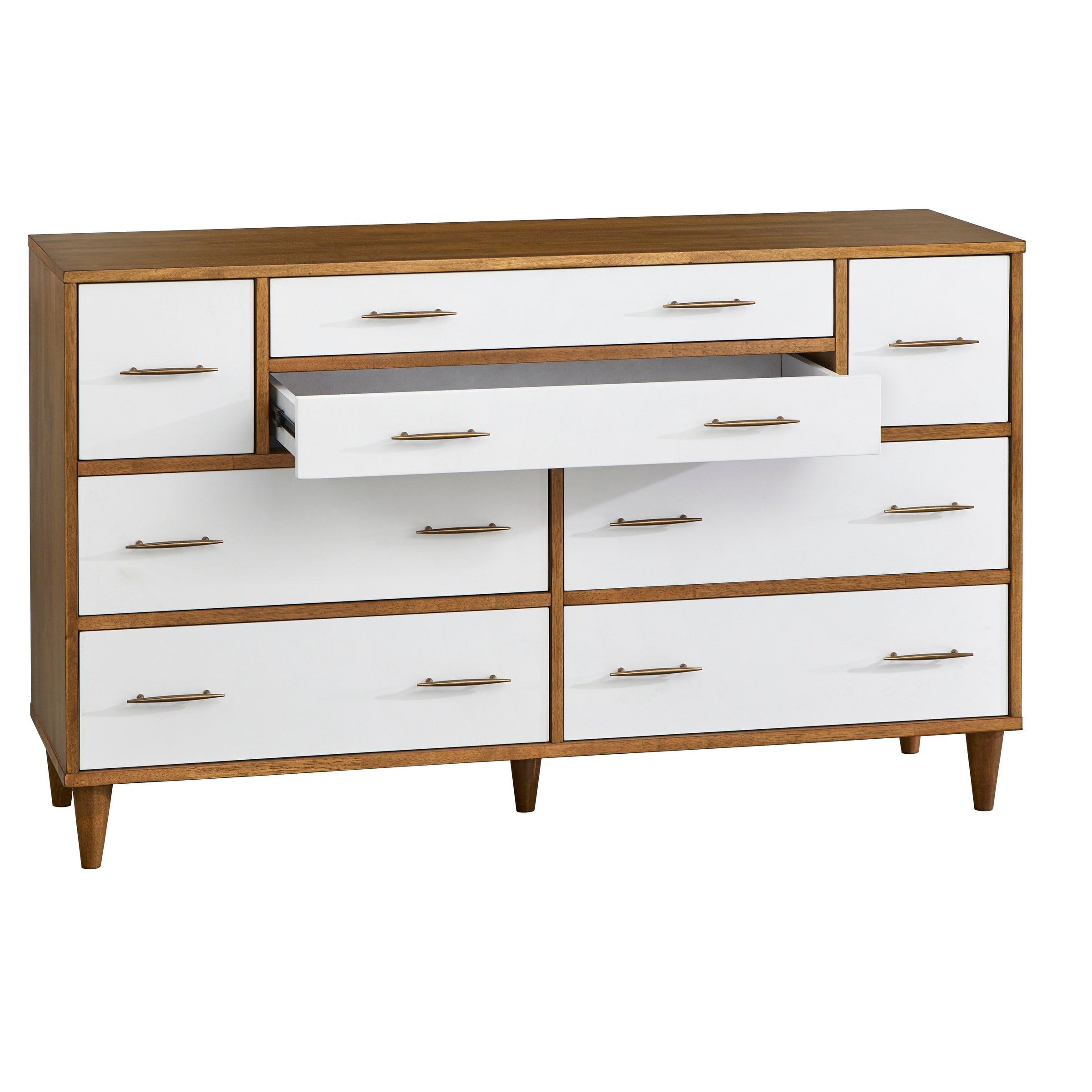 Lifestorey Ana 8 Drawer Mid Century Modern Dresser Overstock