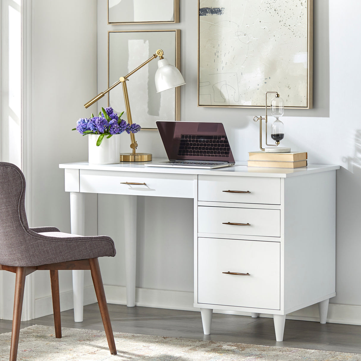Lifestorey Ana Mid-Century Modern Desk
