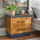 Lifestorey Drake 2-Drawer Nightstand
