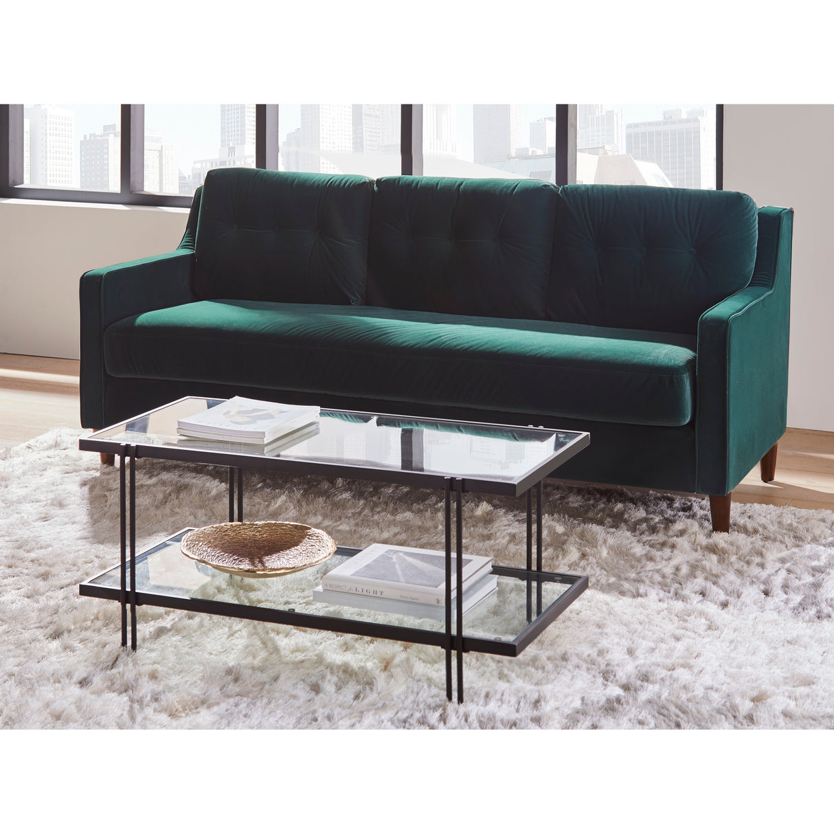 Lifestorey Retro Loose Back Sofa
