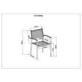 LifestyleGarden 5pc Outdoor Gard Round Dining Set