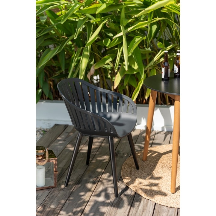LifestyleGarden 9pc FSC Certified Wood Outdoor Patio Extendable Dining Set