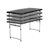 Lifetime 4-Foot Fold-In-Half Adjustable Table, Black (Light Commercial)