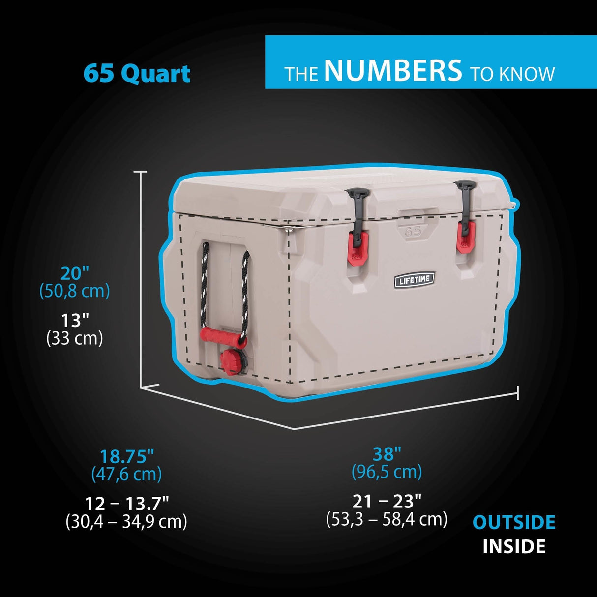 Lifetime 65 Quart High Performance Cooler