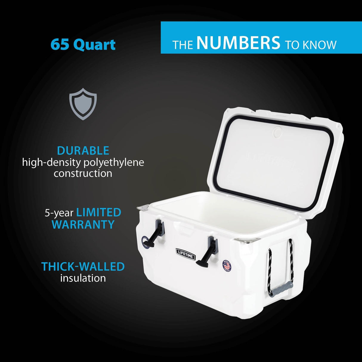 Lifetime 65 Quart High Performance Cooler - 65 Quart