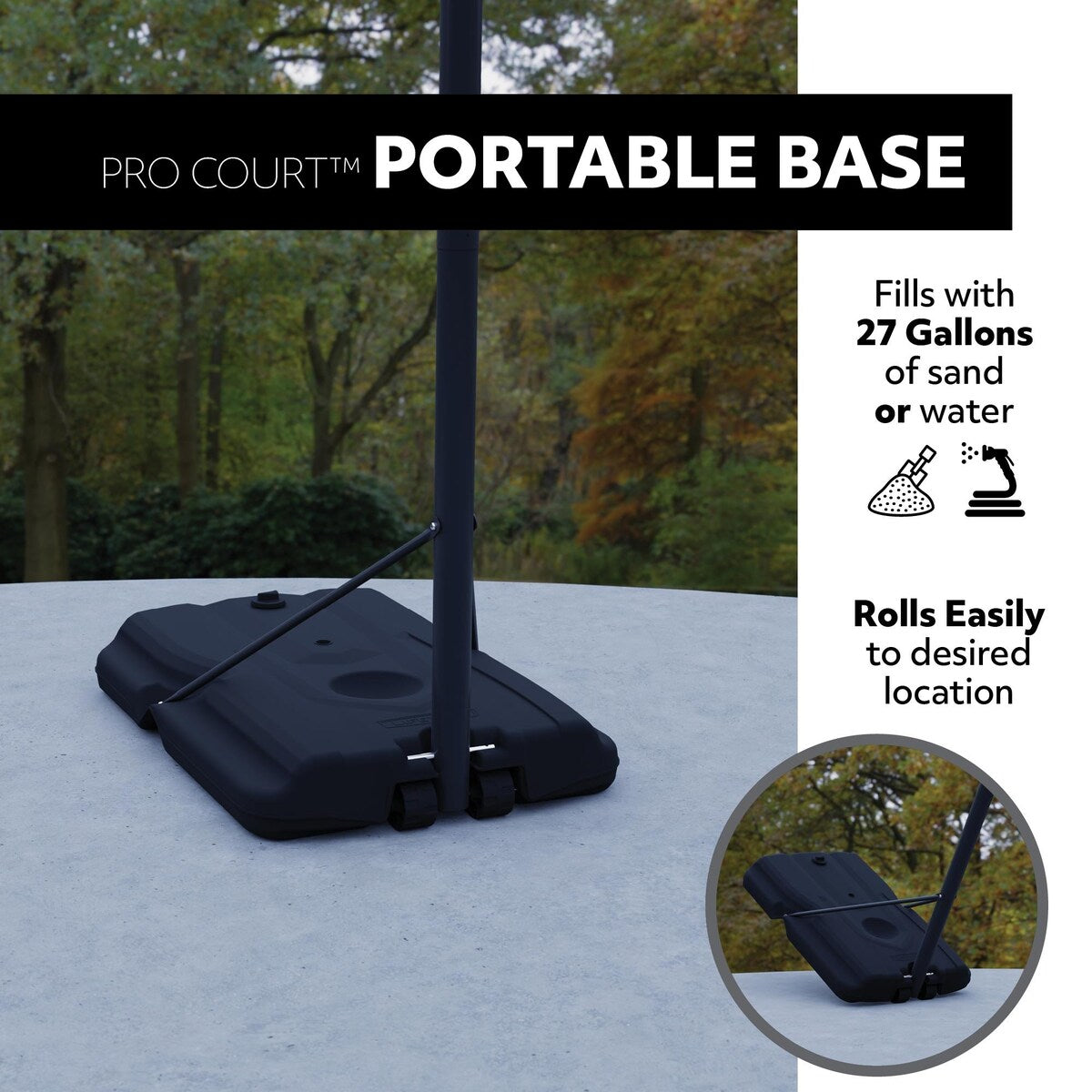 Lifetime Adjustable Portable Basketball Hoop (44-Inch)