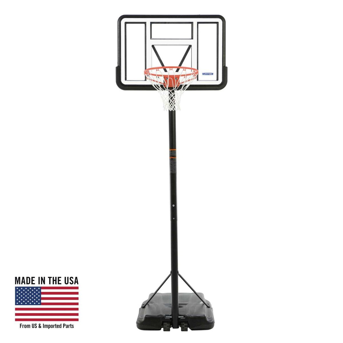 Lifetime Adjustable Portable Basketball Hoop (44-Inch)