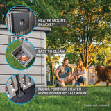 Lifetime Deluxe Dog House, Large