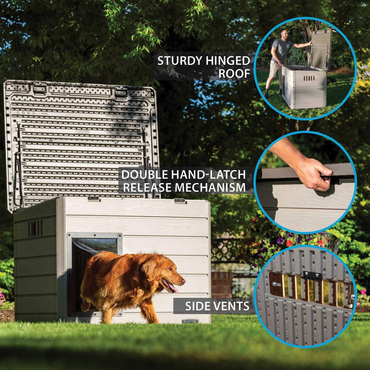 Lifetime Deluxe Dog House, Large