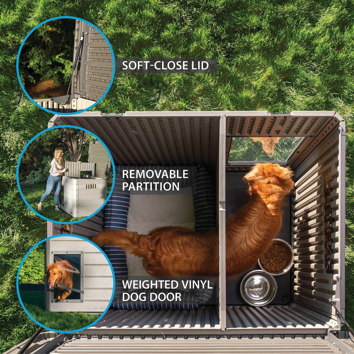 Lifetime Deluxe Dog House, Large