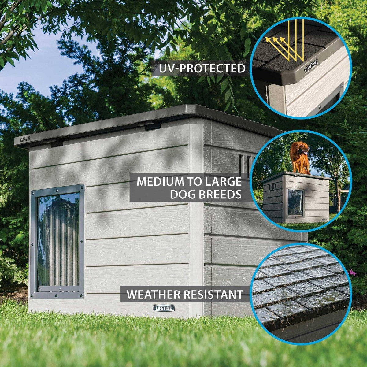Lifetime Deluxe Dog House, Large