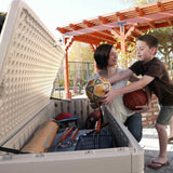 Lifetime Heavy-Duty Outdoor Storage Deck Box (130 Gallon)
