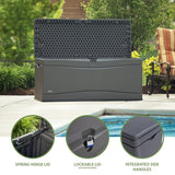 Lifetime Heavy-Duty Outdoor Storage Deck Box (130 Gallon)
