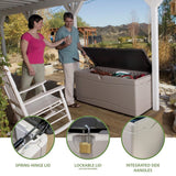 Lifetime Heavy-Duty Outdoor Storage Deck Box (130 Gallon)