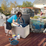 Lifetime Heavy-Duty Outdoor Storage Deck Box (130 Gallon)