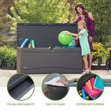 Lifetime Heavy-Duty Outdoor Storage Deck Box (130 Gallon)