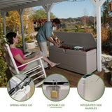 Lifetime Heavy-Duty Outdoor Storage Deck Box (130 Gallon)