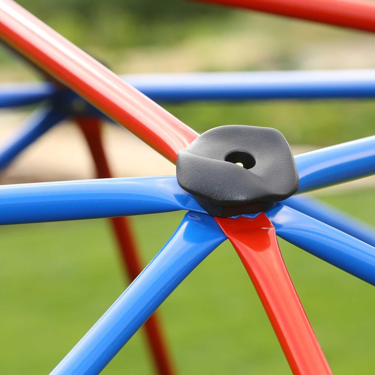 Lifetime Red/Blue Powder-coated-steel Dome Climber with Handholds