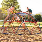 Lifetime Red/Blue Powder-coated-steel Dome Climber with Handholds