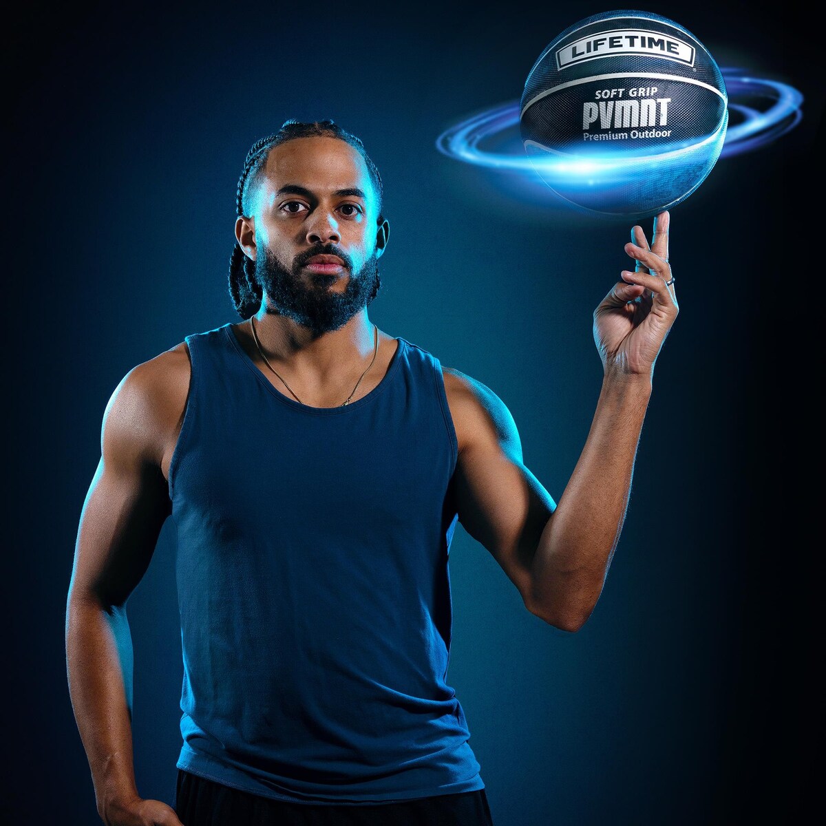 Lifetime Soft Grip PVMNT Premium Outdoor Basketball, 29.5-Inch