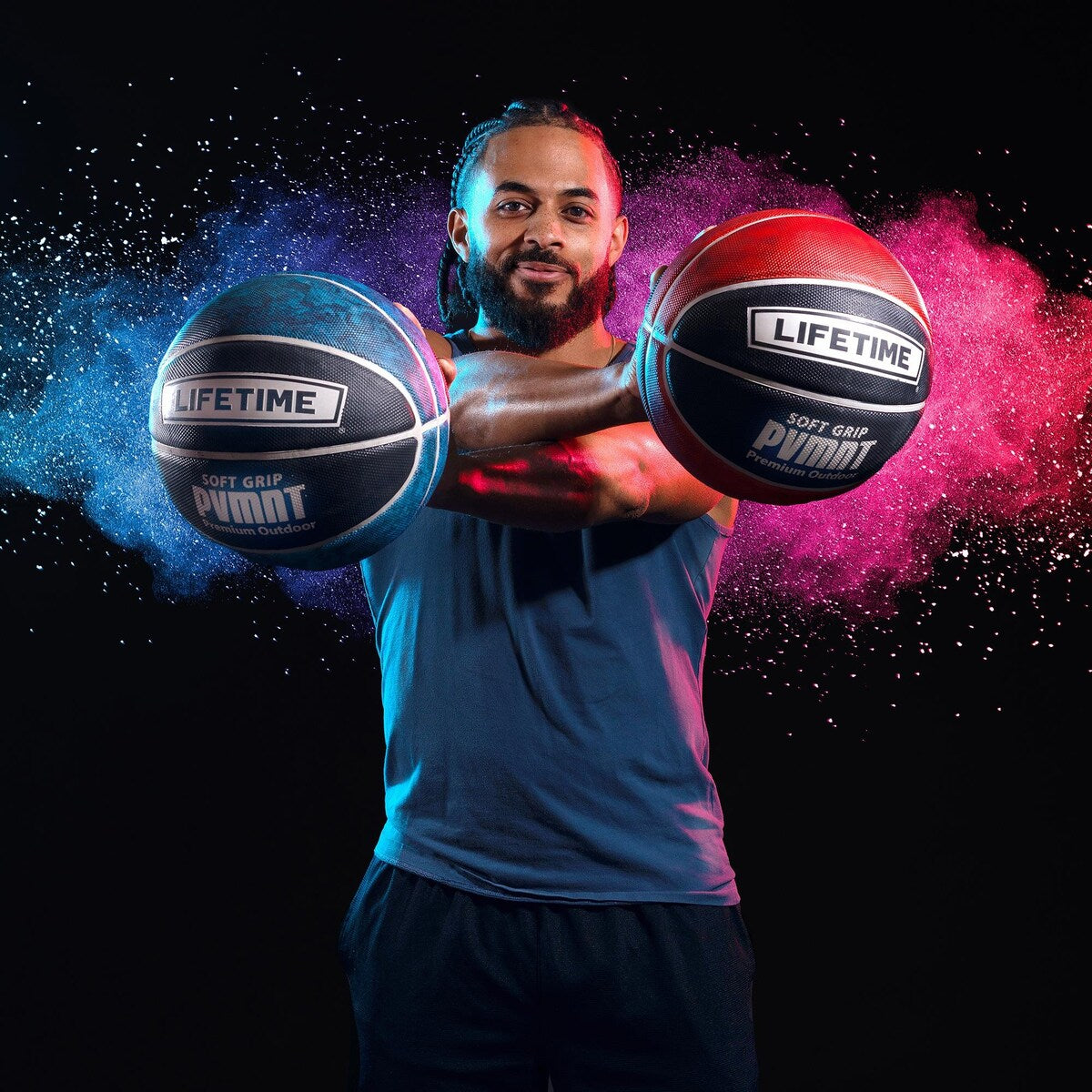 Lifetime Soft Grip PVMNT Premium Outdoor Basketball, 29.5-Inch