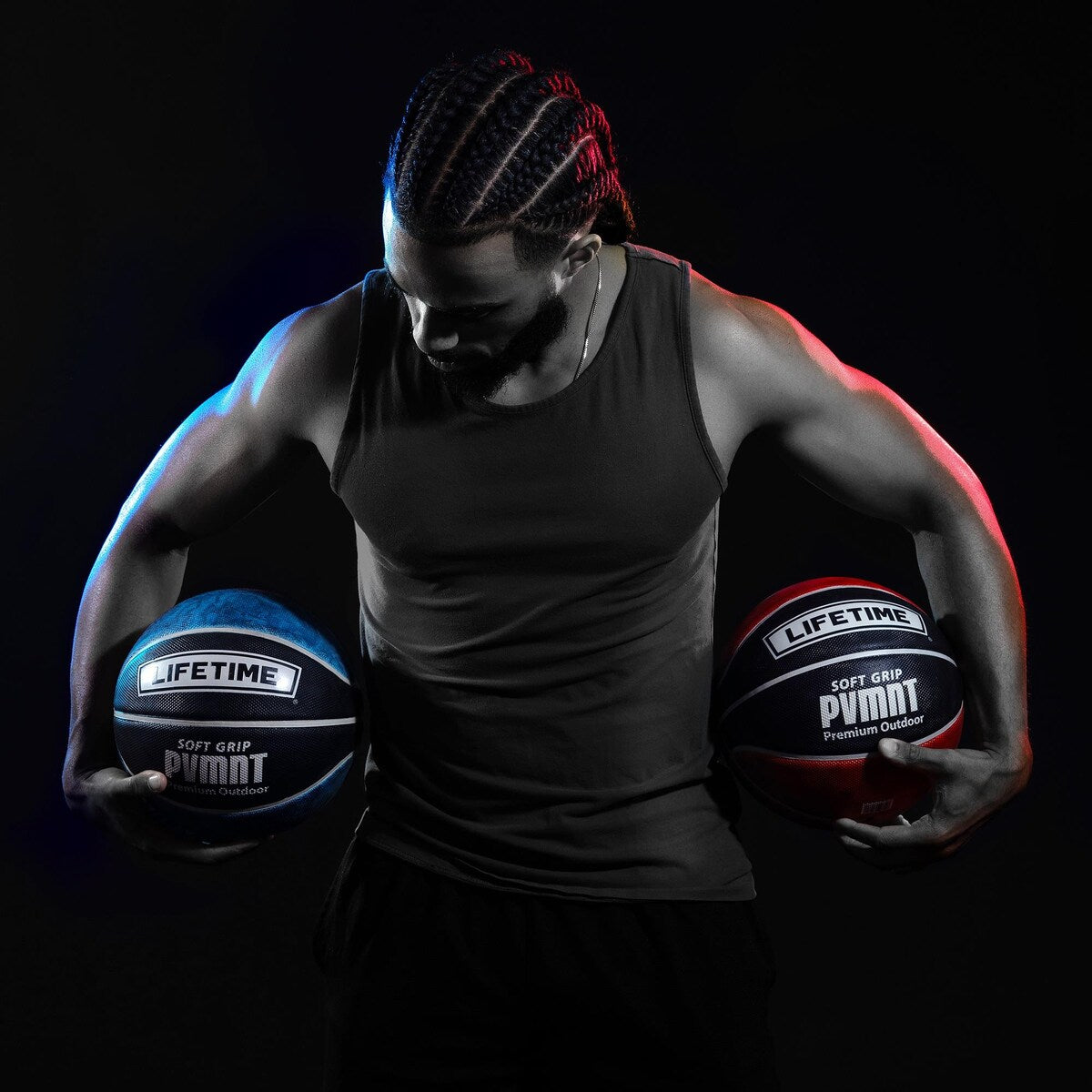 Lifetime Soft Grip PVMNT Premium Outdoor Basketball, 29.5-Inch