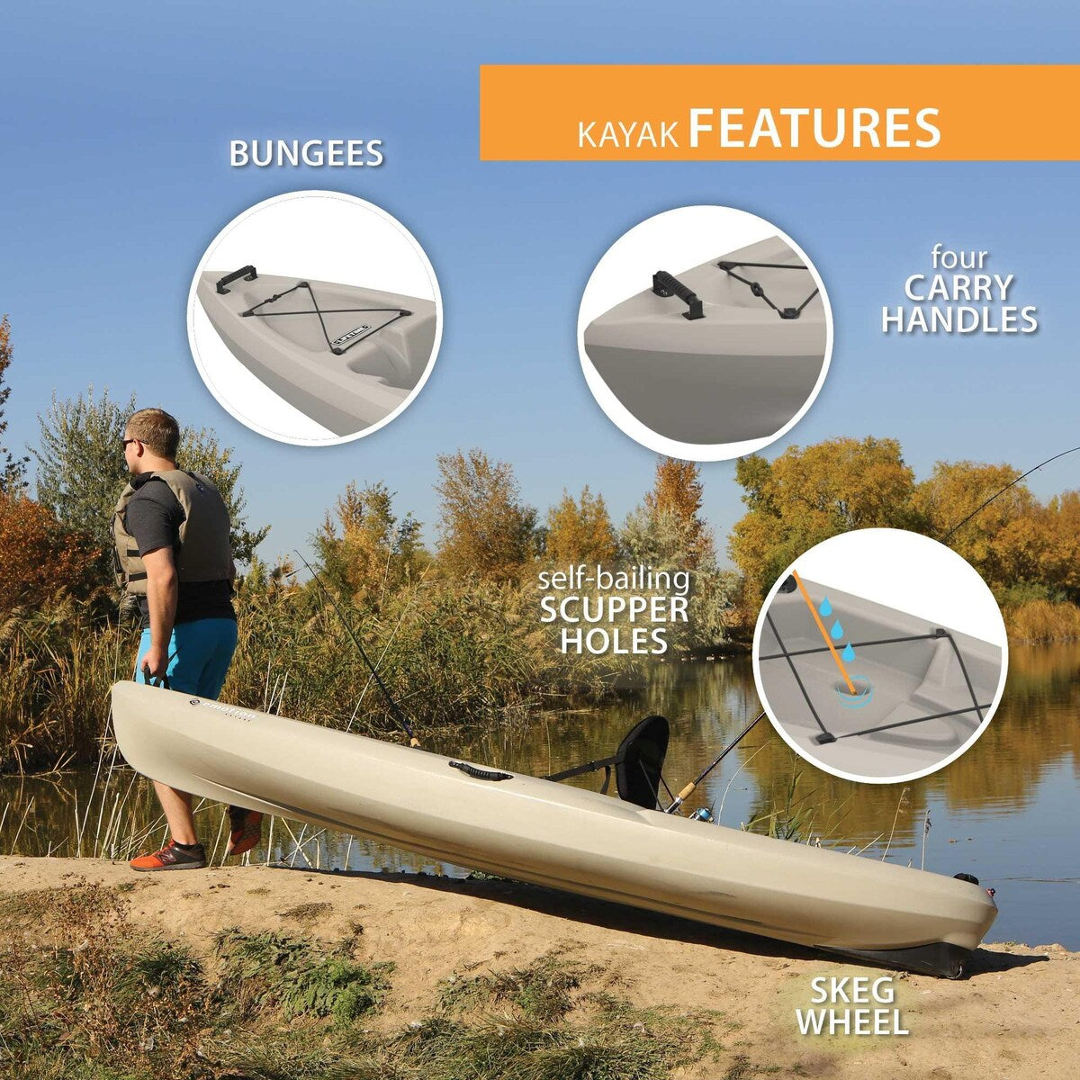 Lifetime Stealth Angler 110 Fishing Kayak