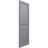 Lifetime, Std. Cathedral Top Ctr Mullion, Open Louver Shutters, (Pair)