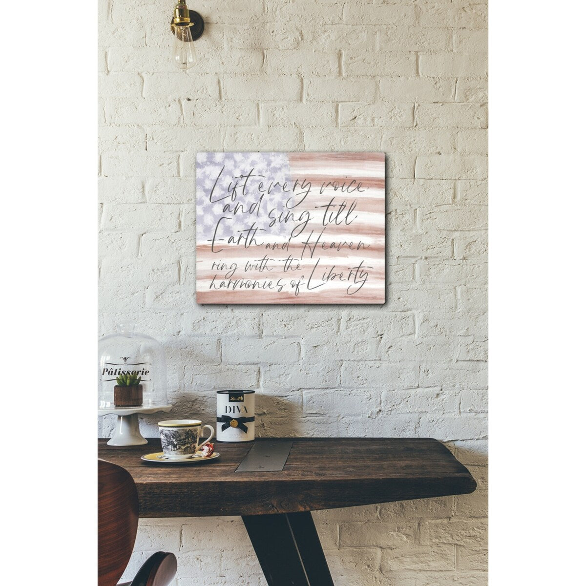 Lift Every Voice 20x16 Gallery Wrapped Stretched Canvas
