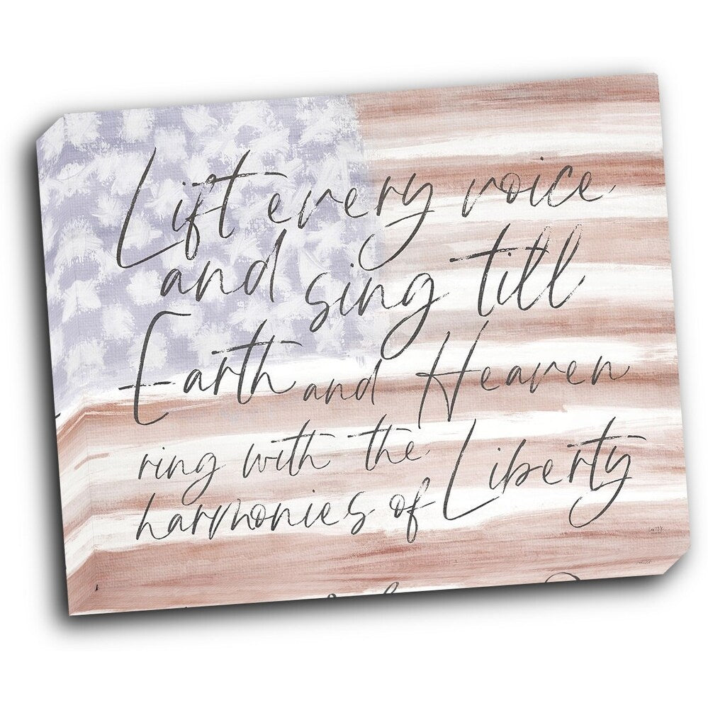 Lift Every Voice 20x16 Gallery Wrapped Stretched Canvas