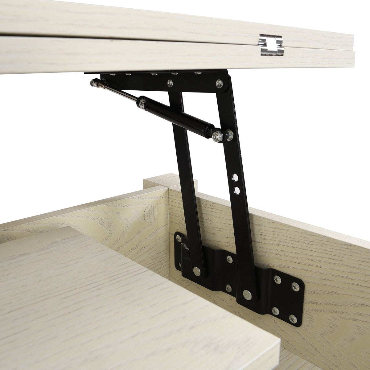 Lift Top Coffee Table Multi-Functional Coffee Table with Open Shelves