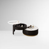 Lift-top Modern Nesting Coffee Table Set Of 2, White Sintered Stone Coffee Table Set