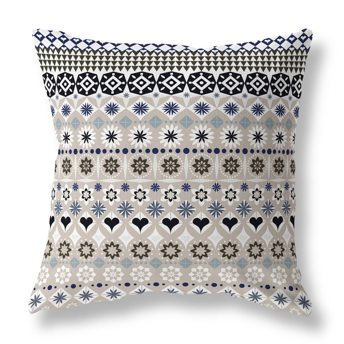 Light And Orange Shape Synergy Indoor/Outdoor Throw Pillow