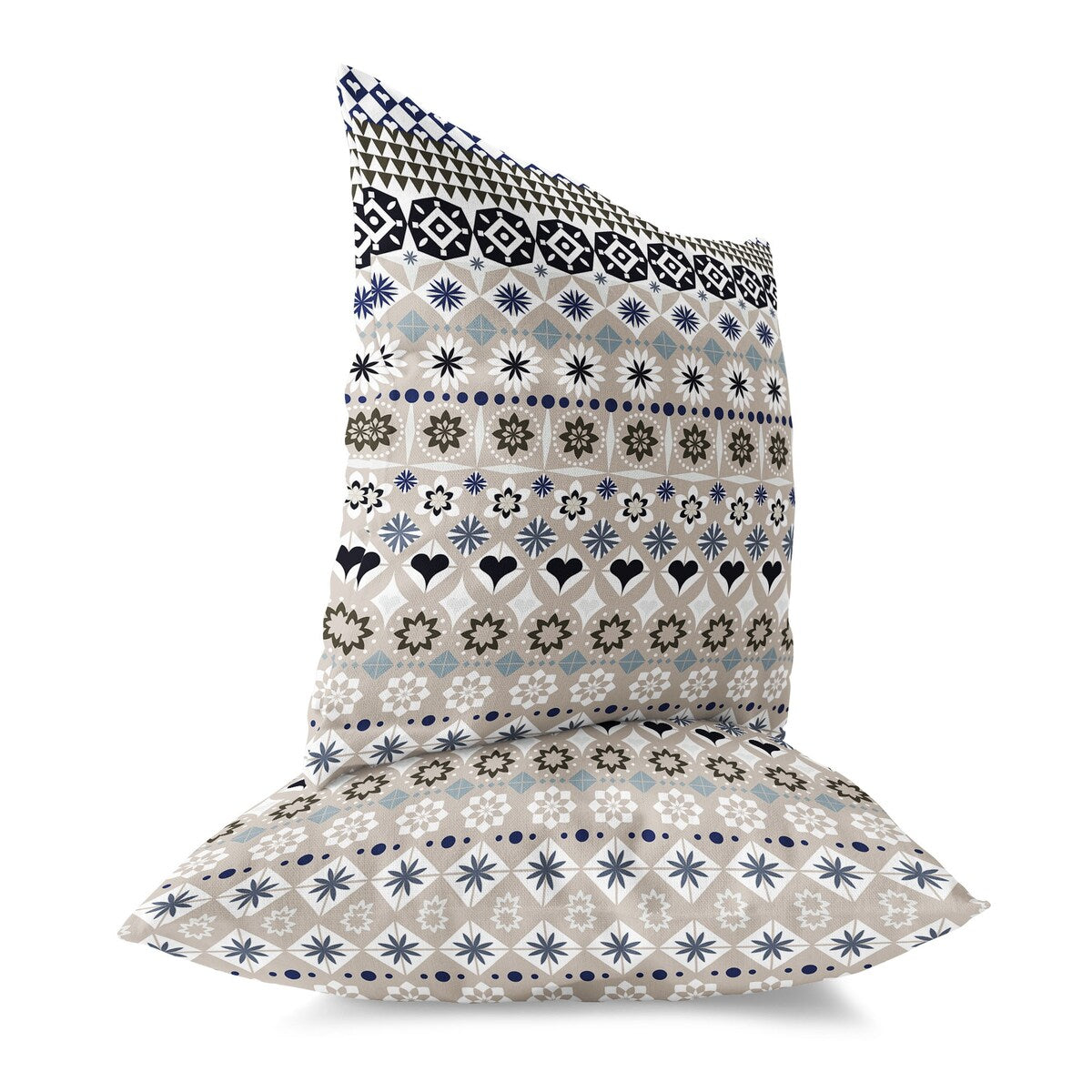 Light And Orange Shape Synergy Indoor/Outdoor Throw Pillow