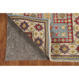 Light Blue Kazak Runner Rug Handmade Traditional Wool Carpet - 2'6" x 13'1"