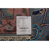 Light Blue Oushak Runner Rug Handmade Wool Carpet - 2'7"x 7'8"